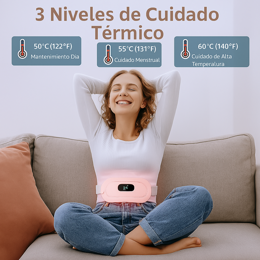 Cinturón para aliviar dolores mesntruales